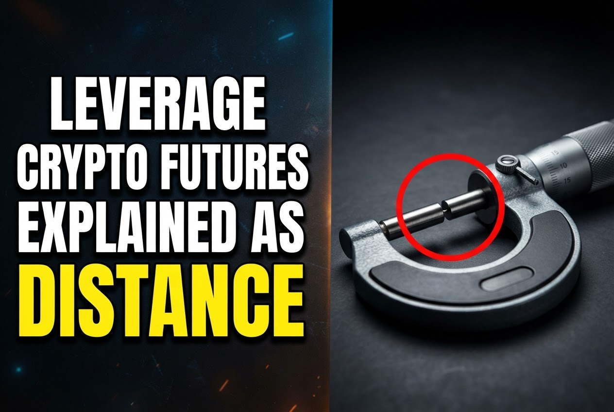 Leverage crypto futures explained as distance to liquidation